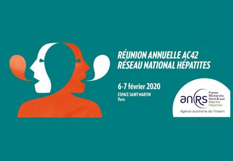 Logo Réunion annuelle AC42 réseau national hépatites